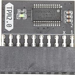 TPM 2 Encryption Security Module, TPM Processor TPM 2 Remote Card Encryption Security Module Easy to Use Strong Encryption Black LPC 20pin for PC-2