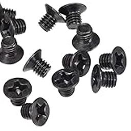 uxcell M3 x 3mm Phillips Screw Fastener Black for Laptop PC TV Fan Audio Switch 500pcs-21
