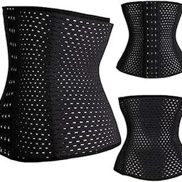 Women's Waist Trainer Corset Cincher for Everyday Wear Steel Boned Tummy Control Body Shaper with Adjustable Hooks-35