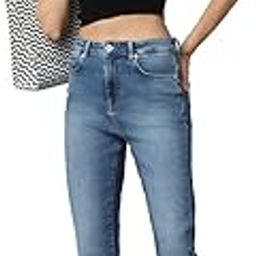 only Women Skinny Fit High-Rise Cotton Heavy Fade Stretchable Jeans-picture-28