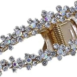 Gift Special Fashion Celestial Stars Flower Butterfly Gold Plated Crystal Barrette Hair Clip/Pin Hair Accessories for women-image-13