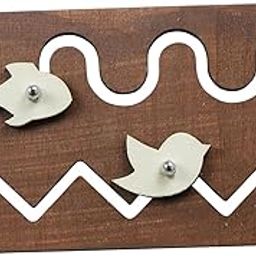 Jazzy Pearls®DIY Busy Board Track and Slide Sensory Toy for Boys Girls Birthday Gift Baby Coffee|Baby | Toys for Baby |1 Busy Board Accessories-image-26