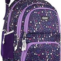 Astro School Bag for Class 5-12 | Spacious Backpack for Girls Boys 10 12 13-14 to 19 Years Old | Stylish Trendy College Bags with Multiple Compartments & Small Pockets Inside-image-1