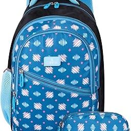 Polyester Brainbox Series Printed 30 Litre School Backpack With Pencil/Stationery Pouch Front Cross Zip Pocket Daypack Picnic Bag For School Going Boys & Girls Age 8-10Y-picture-10