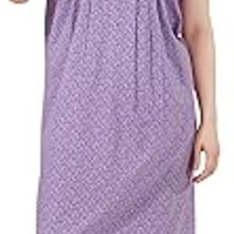 Women's Pure Cotton Floor Length Nighty 1690-image-55