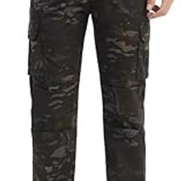 Men's Camouflage Printed Army Ripstop Tactical Cargo Pants Multi-Pocket | UV Protective | Abrasion-Resistant | Ideal for Outdoor, Hiking & Trekking-image-45