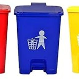 Kausta Bio-Hazard/Medical Waste Dustbin (16 L, Blue, Yellow, Red) - Pack of 3 With 15 Pcs Hazard Bags Free-picture-20