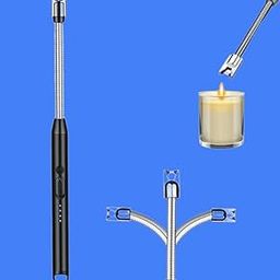 360 Degree Rotation Outdoor Arc Plasma BBQ Candle Metal USB Rechargeable Lighter-30
