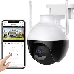 SriHD 4K UHD 4MP Smart CCTV Camera WiFi IP Home Security Camera Rotating Pan & Tilt 2 Way Talk Color Night Vision AI Auto Tracking Humanoid Motion Detection Outdoor CCTV IP Camera-15
