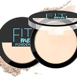 Fit Me 2 in 1 Compact Powder | Shimmery & Matte Finish Oil Control Formula Compact-33