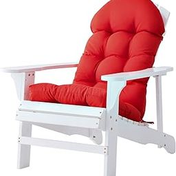 Enipate Weather Resistant Cushions for Adirondack Chair High Back Rocking Chair Cushion Indoor Outdoor Patio Tufted Lounge Cushion Seat Pads-image-24