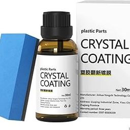 GKDARED Crystal Coating for Bike Plastic Parts | 30ml PVC Restorer for Car Revitalizing Coating Agent | Maintenance Dashboard Plastic Crystal Coating Cleaner Polish Shining (pack of 1)-image-13