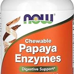 Now Foods, Chewable Papaya Enzymes, 180 Lozenges-14