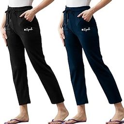 Cotton Style Pyjamas for Women Combo l Stylish Side 2 Pockets l Gym Wear l Comfortable Track Pant-image-68