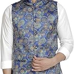 MEN'S SILK BLEND NEHRU JACKET-53