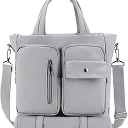 Nappy Changing Bag Multipurpose Weekender Bag for Outings Travel Mom and Dad Grey-image-39