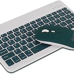 Acer Rechargeable Bluetooth Keyboard & Mouse Combo, 3 DPI Setting Upto 1200 DPI, 78 Keys Anti Slip Back, Ultra Thin Design for Tablet, PC, Laptop, Mobile, 10m Working Distance, Scissor Footed (Green)-12