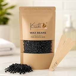 Kirudi Unisex Adult Hair Removal Brazilian Hard Wax Beans For Face, Eyebrow, Back, Chest, Bikini Areas, Legs, Arms (Charcoal_ 1 KG)-image-43