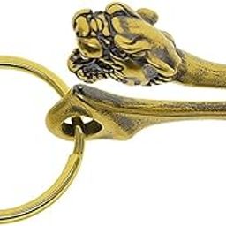 CALANDIS® Brass Key Chain for Straps Bags Belting Ring Wallet Chain Biker Cheetah | Mens Accessories-23