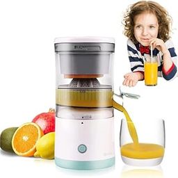 Drumstone 𝟏𝟓-𝐘𝐞𝐚𝐫 𝐖𝐚𝐫𝐫𝐚𝐧𝐭𝐲 -Portable Citrus Juicer Extractor – Electric USB Charging, 45W Press for Orange & Lemon with Lockable Spout for Easy Squeeze-9