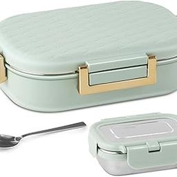 JAYPEE Lux PU Insulated Stainless Steel Lunch Box for School Kids|Airtight Leakproof Lunch Box for Kids Boys & Girls |Unique Design 100% Food Grade |Lunch Box for Office use,580 ml, Green-image-85