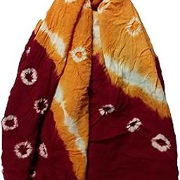 Rani Ratn Women's Pure Cotton TIE-DYE Dupatta 2.25 MTR-picture-10