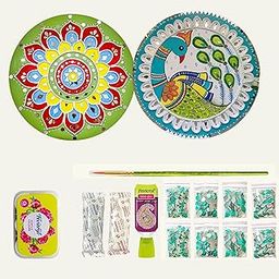 Decordial lippan Art Materials DIY kit with 2 Mandala Art Designs-image-15