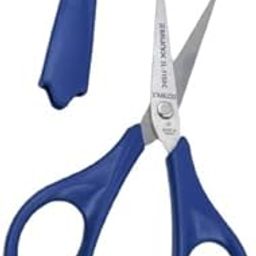 Munix SL-1150C 128 mm / 5" Stainless Steel Scissors | Pointed Tip with Shock Proof Body | Ergonomic & Soft Handles for Easy Handling | Dark Blue, Pack of 2 - Color May Vary-picture-15