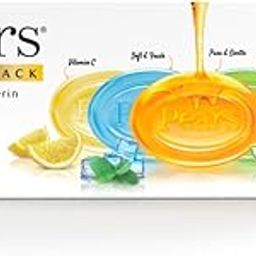Pears Variety Pack Bathing Soap Bar 125 g (Pack of 5) With Glycerin for Glowing Skin & Body - Paraben Free, For Men & Women-13