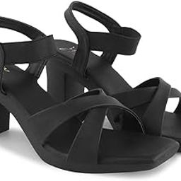Stylish Fancy Block Heel Sandal With Ankle Strap For Women & Girls | Casual Women Heel Sandals |-8