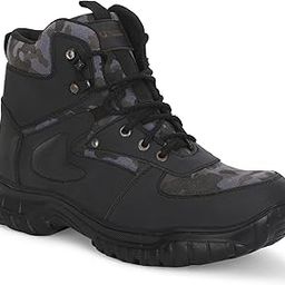 Ozarro Black Genuine Leather Steel Toe Safety Shoe for Mens (S4451)-23