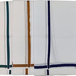 RV Cotton Mens Dhoti/Vesti/Mundu Single 2-mt 2Nos-35