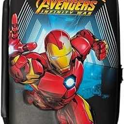 U & U UNIQUE UTILITIES Marvel Avengers Pencil Pouch for Kids, Ironman Pencil Box for Boys, Superhero Pencil Case, 3D EVA Hardtop Big Stationery Pouch, Black-picture-27