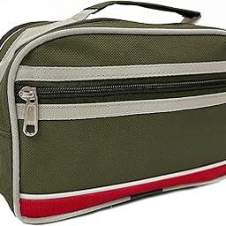 Travel Toiletry Bag Organizer for Men and Women Waterproof Shaving Kit & Cosmetics Makeup Washbag Pouch for Traveling Accessories Toiletries Unisex (Brown)-image-45