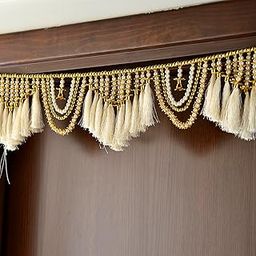 CraftVatika Toran for Door Entrance,Main Door, Mandir Bandhanwar for Home, Diwali Decoration Item Door Hanging Toranam for Pooja Room (Style2)-image-90