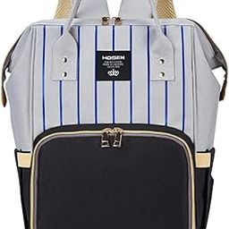 Baby Bucket Diaper Bag/Baby Bag/Mummy Bag/Handbag/Nursery Bag/Travelling Backpack-(Black & Grey)-image-63