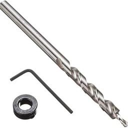 Jyving Woodworking Inclined Hole Twist Step Drill Bit Stop Collar Wrench Set 9.5mm HSS Drill Bit for Wood Punching Positioning-image-27