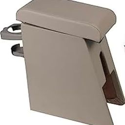 SOROO High End front Seat Car Centre Wooden Adjustable Automotive Storage Organizer Console with Foldable Bottle Holder and Storage Support Box For Santro Xing Beige.-image-31