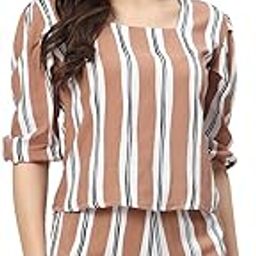 The mordensoulI Multicolor Co-Ord Sets I Rayon Co-Ord Sets I Stripe Print Co-Ord Sets I Co-Ord Sets for Women ICo-Ord Sets for Ladies I-picture-5