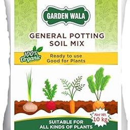 Gardenwala Potting Soil Mix For Plant - 5 Kg Ready To Use All Purpose Potting Soil Mix | Made With Vermicompost/Neem Cake/Mustard Cake Powder/Cocopeat/River Sand/Bone Meal/Rice Husk 5 Kg-picture-7