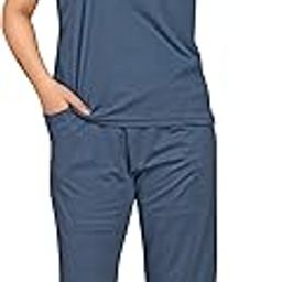 dadx Women's Printed Polyester Lycra Tracksuit Set, Lightweight Stretchable Tracksuit Suit and Gym Outfit with Side Pockets-picture-1