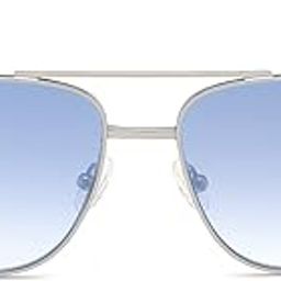 Retro Square Sunglass with blue Lens for Men & Women-picture-7