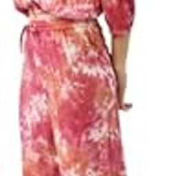 Women Off Shoulder Tie-Dye Rayon Coords Set-picture-43