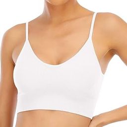 Cotton Bra for Women, Sports Bras for Women, Yoga Bra, Camisole Bra for Women, Lighty Padded Cup Bra for Women with Full Coverage with Removable Pads (30 to 36 Size)_Free Size-image-42