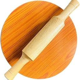 chakla belan roti Maker Combo Pack of 2 PLY Chakla 10 INCH Wooden Belan 12 in chSize/Rolling Pin/Roti (Wooden chakla Belan Set)-A (1)-14