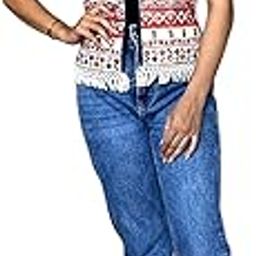 Women's Embroiderd Ethnic Shrug or Jacket RL99 and Special Embroidered Cotton Koti/Jacket/Waist Coat for Women-image-26