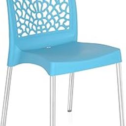 Nilkamal Plastic Chair for cafe | 3 Year Warranty | For Home, Living Room, Outdoor| Celeste Blue Colour| NS19SS-image-45