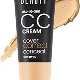 Swiss Beauty All-In-One Lightweight CC Cream with SPF 30 | Cover, Correct and Conceal | For Natural, Medium coverage | Shade- 03 Fair Natural, 25g |-35