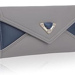 Women's GREY Wallet Hand Clutch with 4 Card Pockets(ASE-124)-image-97