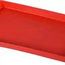 Inverter Battery Tray [ONLY for Tall Tubular Battery] Rectangular Shape for Placing Under The Battery for Safety and Protection of Floor from spillage. (Red Colour)-picture-31